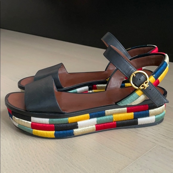Tory Burch Platform Sandals - Picture 2 of 7